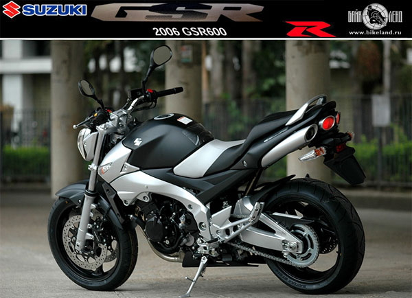 Suzuki GSR600 — новейшая разработка SUZUKI в классе городских мотоциклов